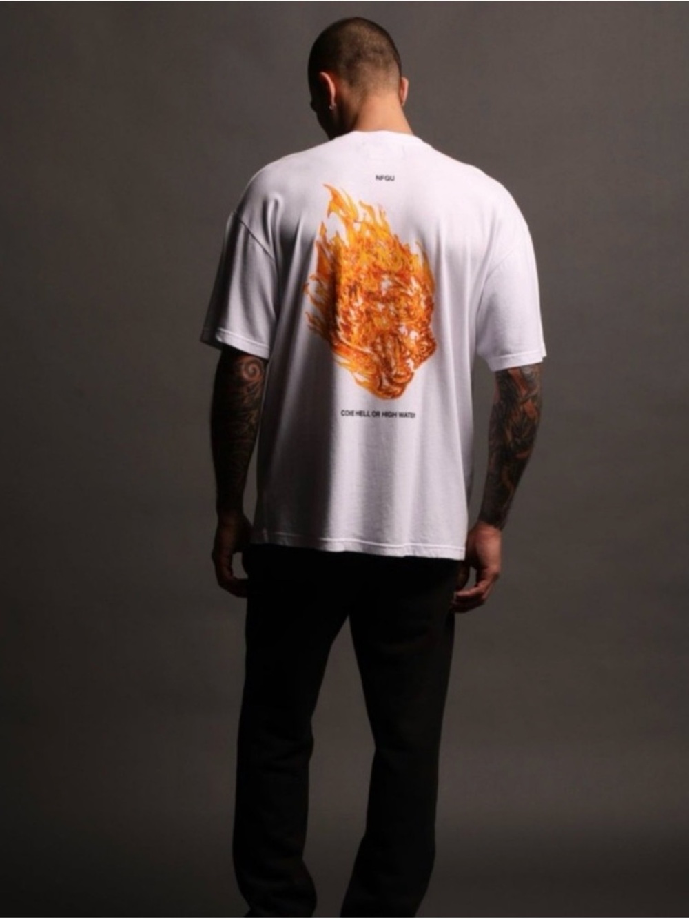Darc Sport | wolf ,Come Hell Or High Water “Premium Oversized Tee